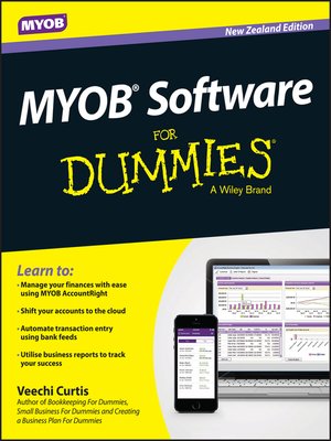 cover image of MYOB Software for Dummies